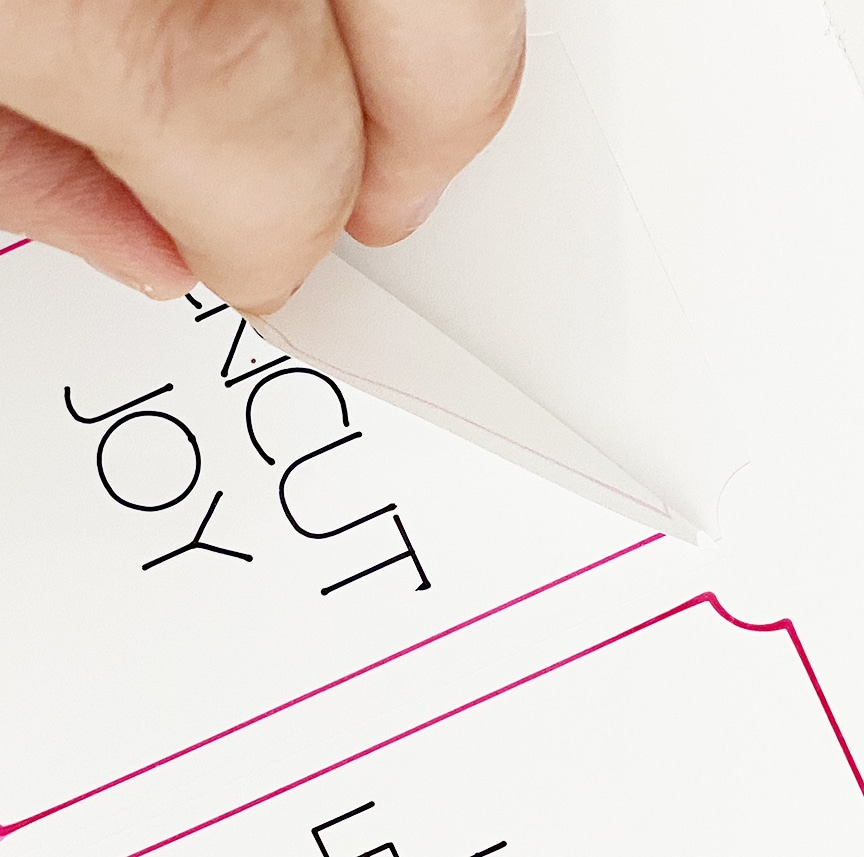 Cricut Craft Room Labels with FREE SVG Download by Pineapple Paper Co.
