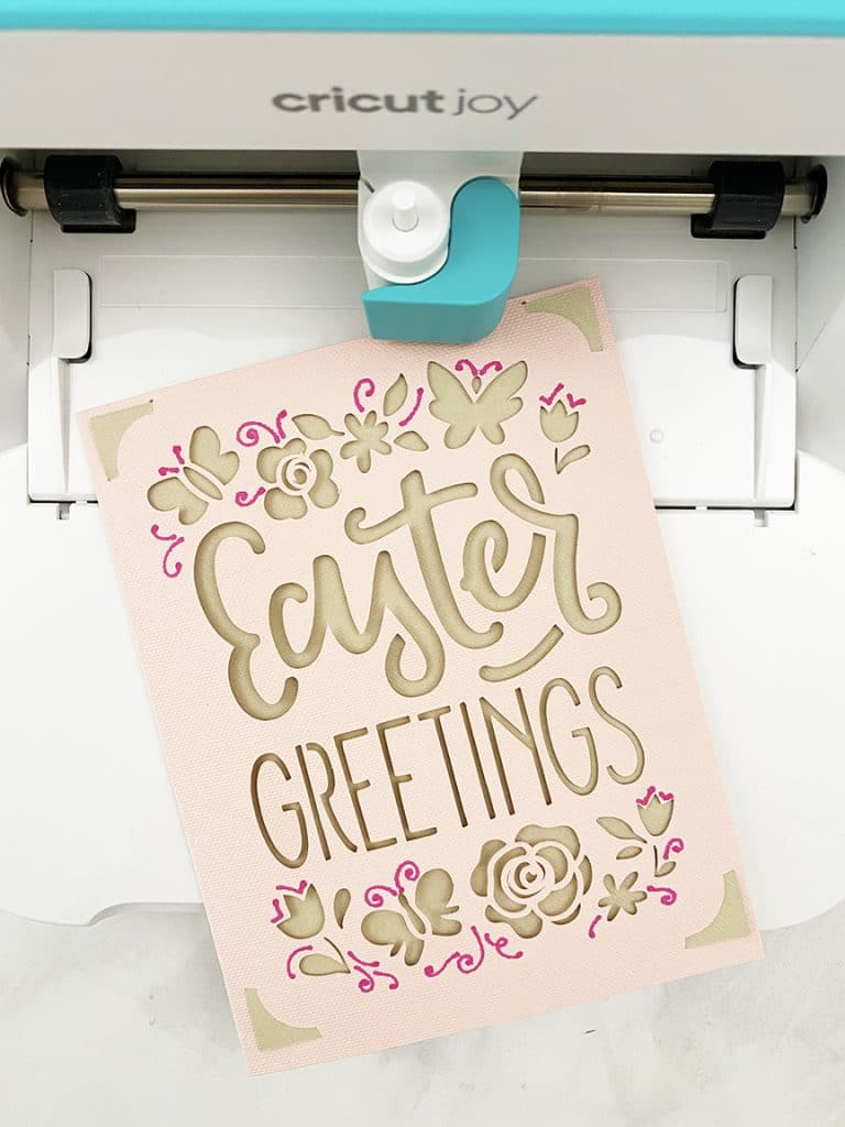 Make an Easy DIY Easter Card with Cricut Joy by Pineapple Paper Co.