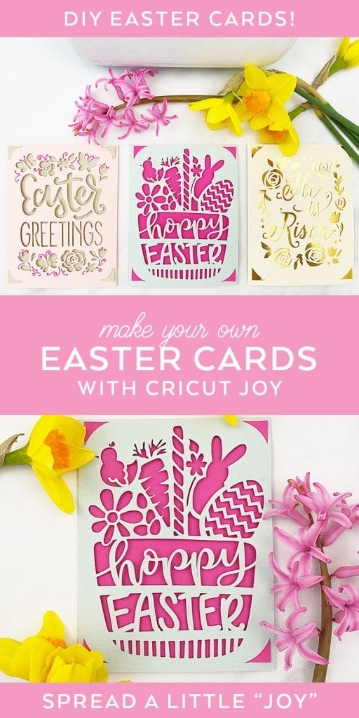 Make an Easy DIY Easter Card with Cricut Joy by Pineapple Paper Co.