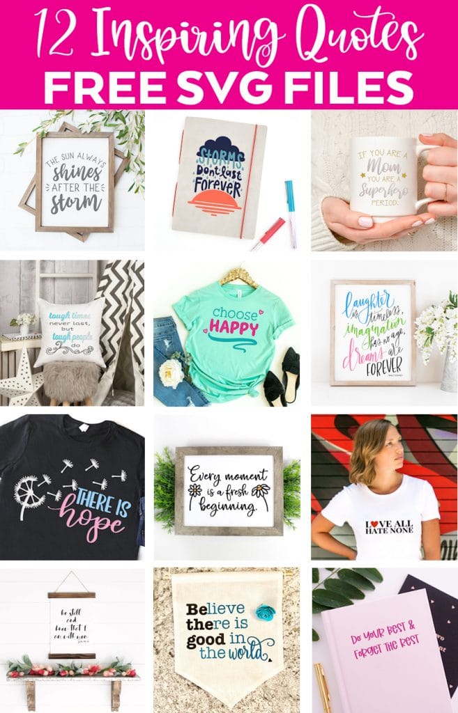 Free Disney Quote SVG and Printable plus 11 More Inspiring Quote SVG Files by Pineapple Paper Co.