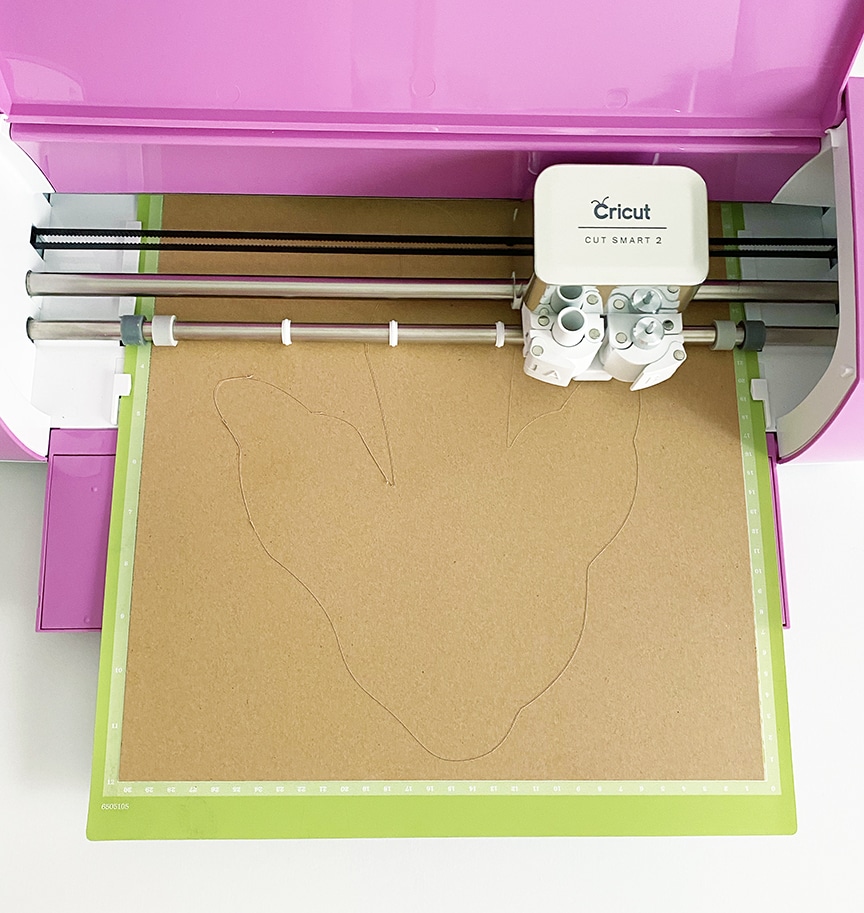 Cricut Explore Air 2 Cutting Dinosaur Stencil
