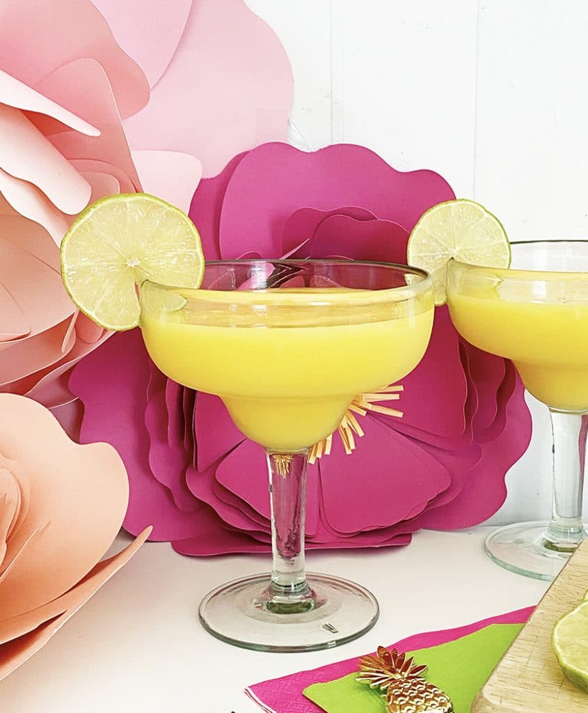 Frozen Mango White Claw Margarita Recipe by Pineapple Paper Co.