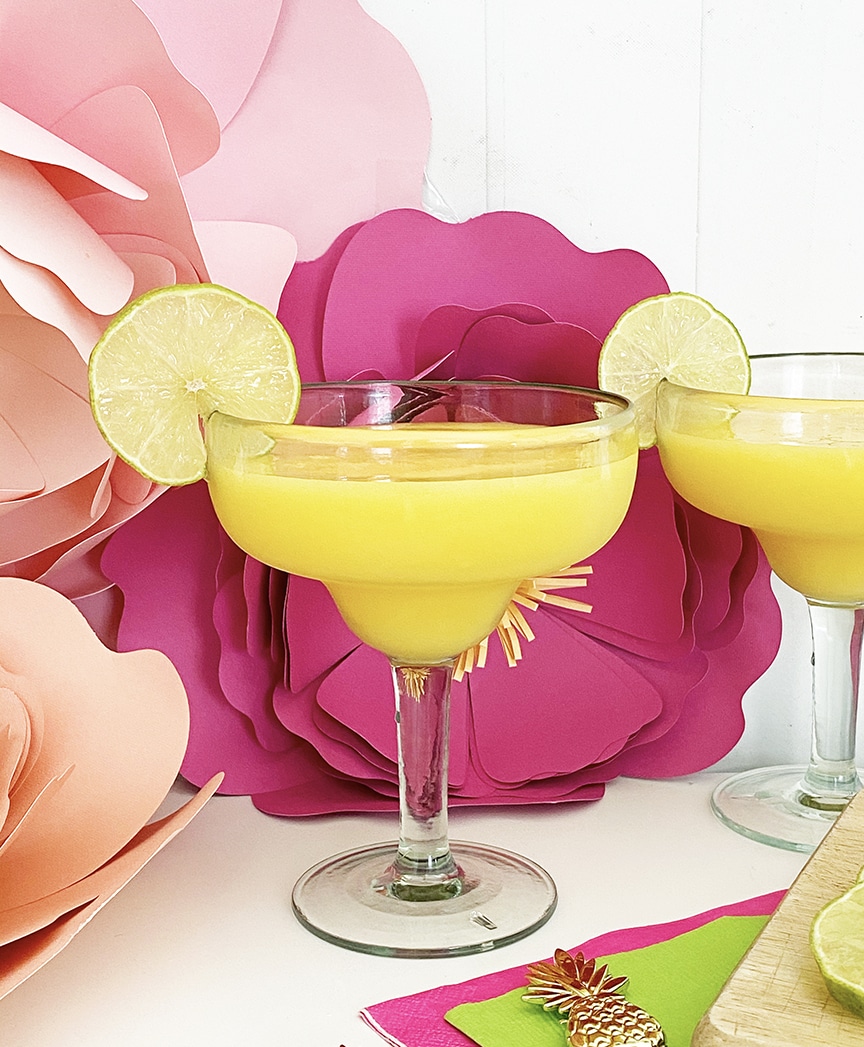 Frozen Mango White Claw Margarita Recipe by Pineapple Paper Co.