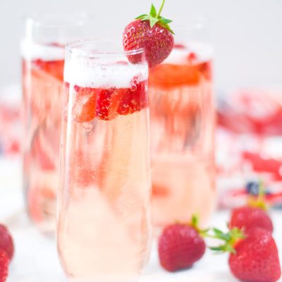 Fresh Strawberry Bellini Recipe