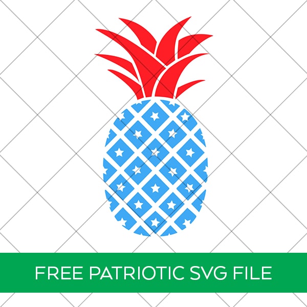 Patriotic Pineapple SVG by Pineapple Paper Co.