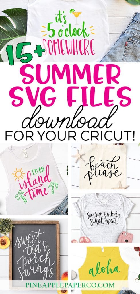 Summer SVG Files for Cricut
