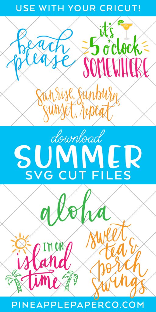 Summer SVG Files for Cricut