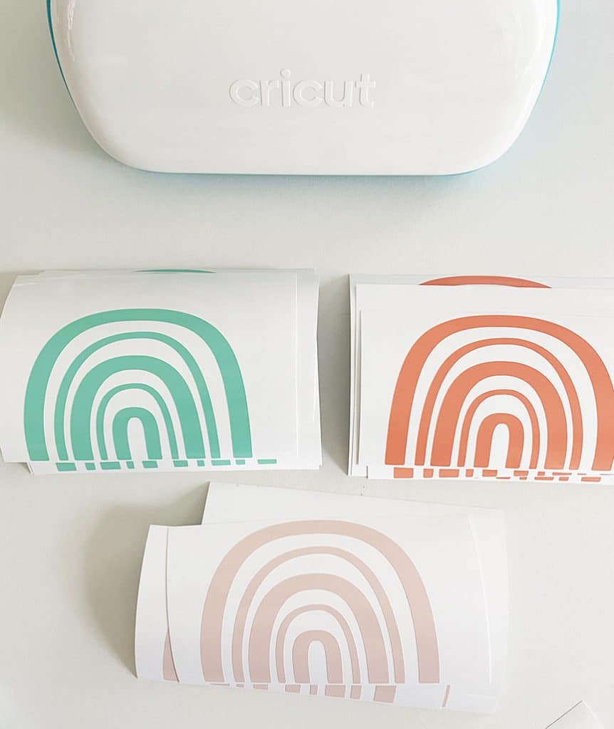 Cricut Joy Rainbow Wall Decals