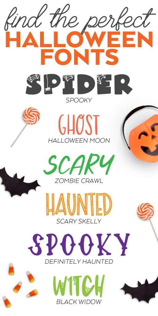 Commercial Use Halloween Fonts for Cricut and Printables