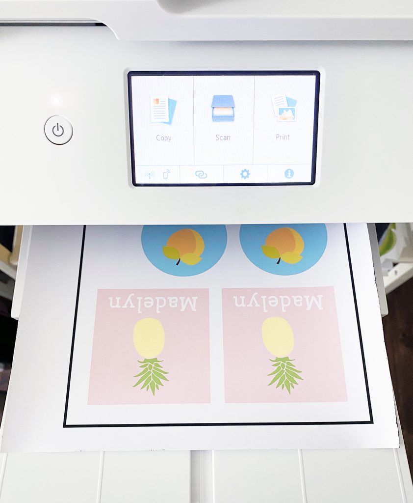 Cricut Print then Cut Sheet with Canon Printer