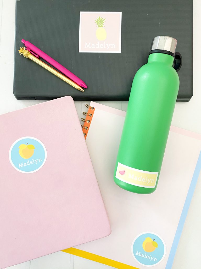 Personalized Back to School Supplies with Cricut