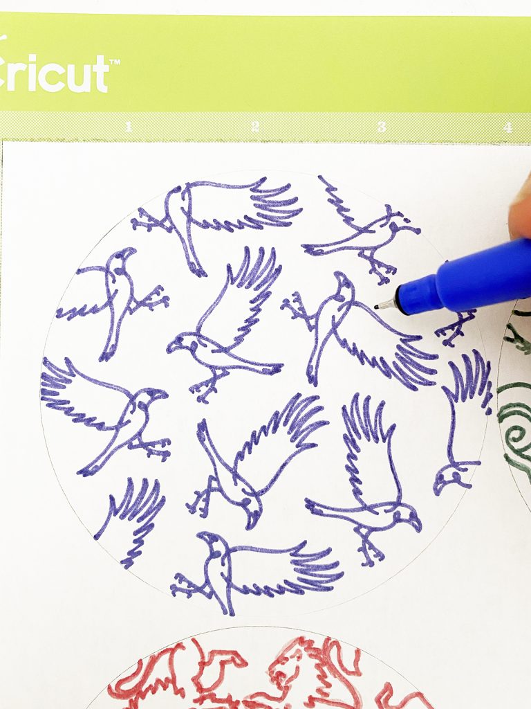 Cricut Infusible Ink Ravenclaw Hogwarts Coaster