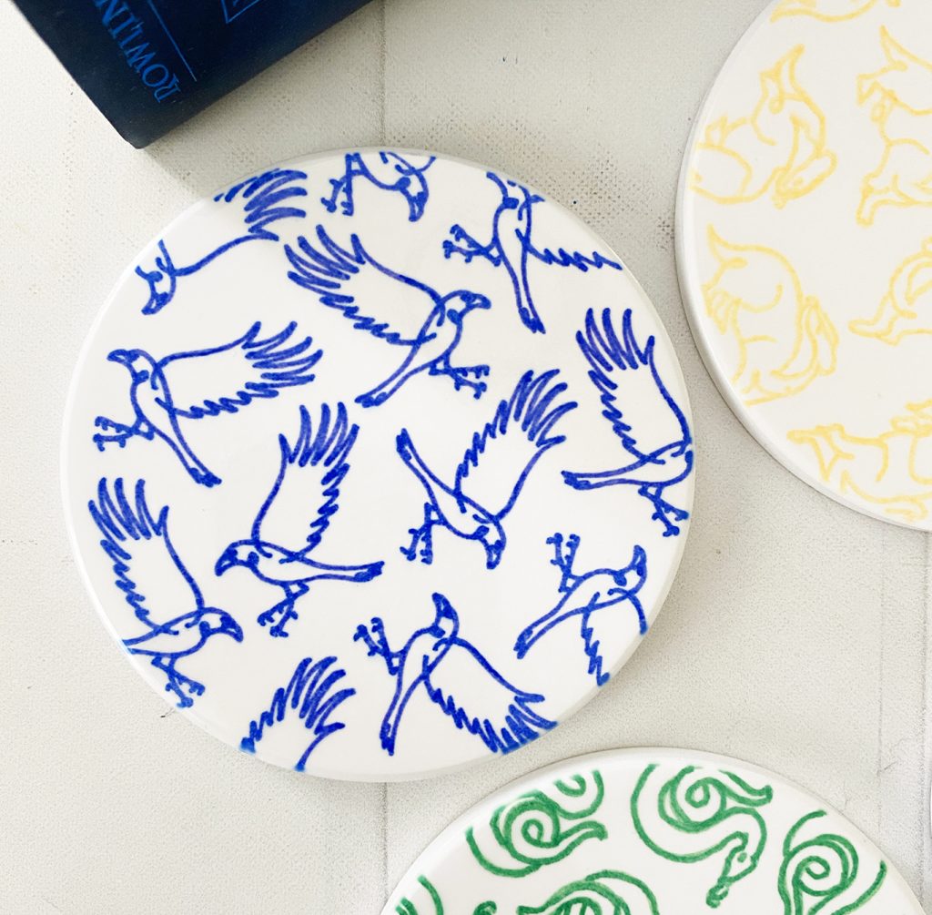 Cricut Infusible Ink Ravenclaw Hogwarts Coaster