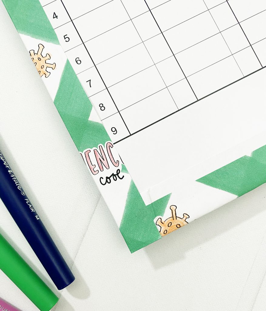 Printable Notebook Cover for Back to School