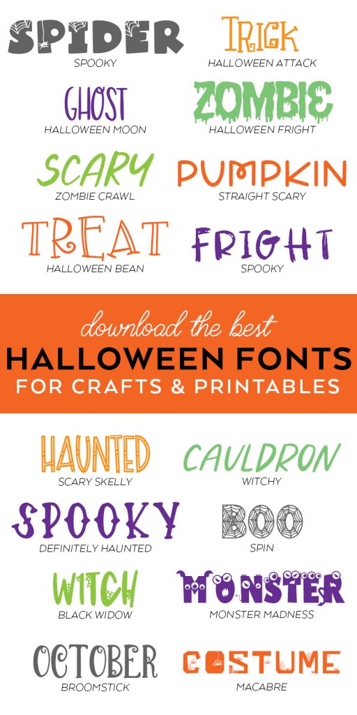 Cheap Commercial Use Halloween Fonts