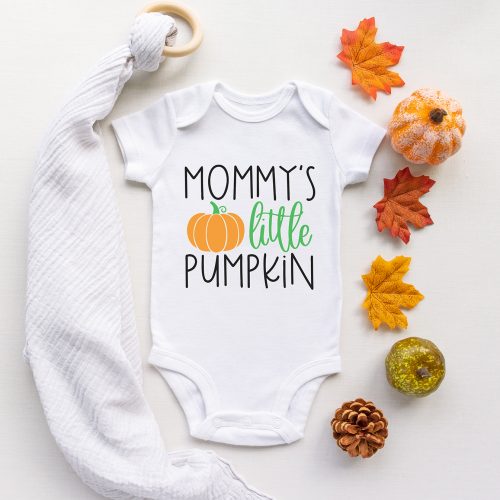 Mommy's Little Pumpkin SVG to Make a Onesie with your Cricut or Silhouette at Pineapple Paper Co.