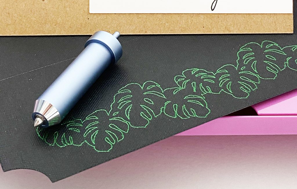Monstera Leaves on Envelope