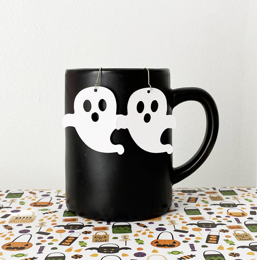DIY Ghost Earrings with Cricut