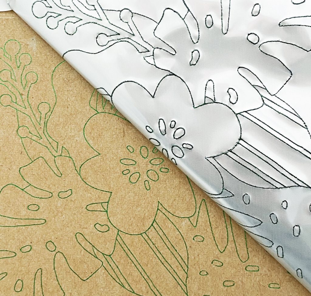 Flower Foil Reveal using Cricut Foil Transfer System