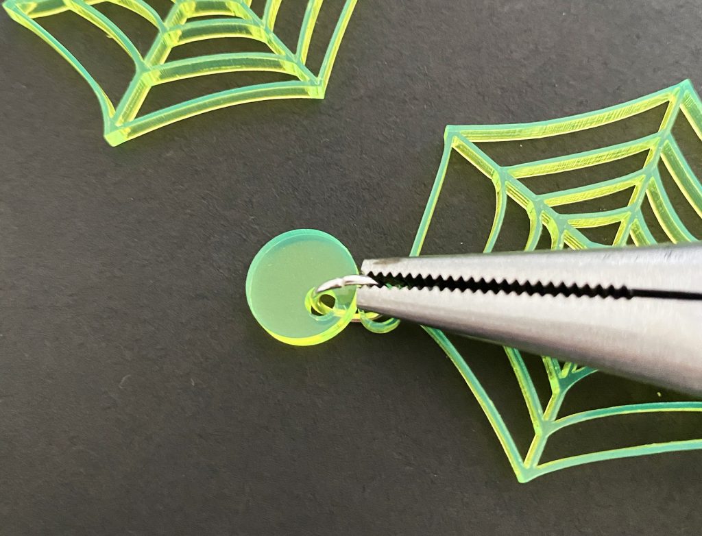 Crafting Acrylic Earrings for Halloween with the Glowforge