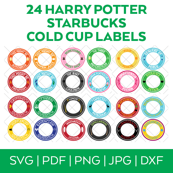 Harry Potter Quidditch Starbucks Cold Cup SVG - Pineapple Paper Co.