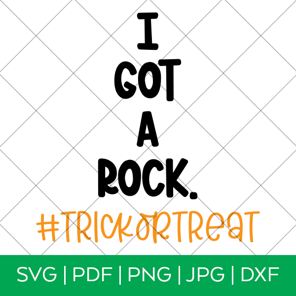 I Got a Rock Halloween SVG