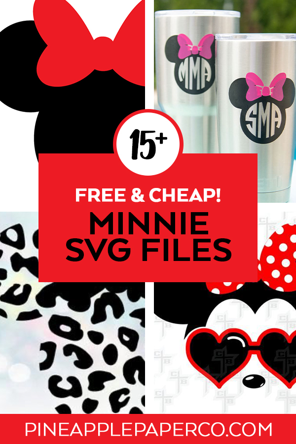 Free & Cheap Minnie Mouse SVG Files for Cricut & Silhouette