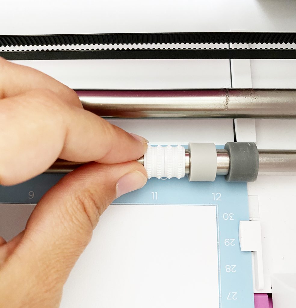 Moving the Star Wheels to the Edge of the Mat for Foiling with your Cricut