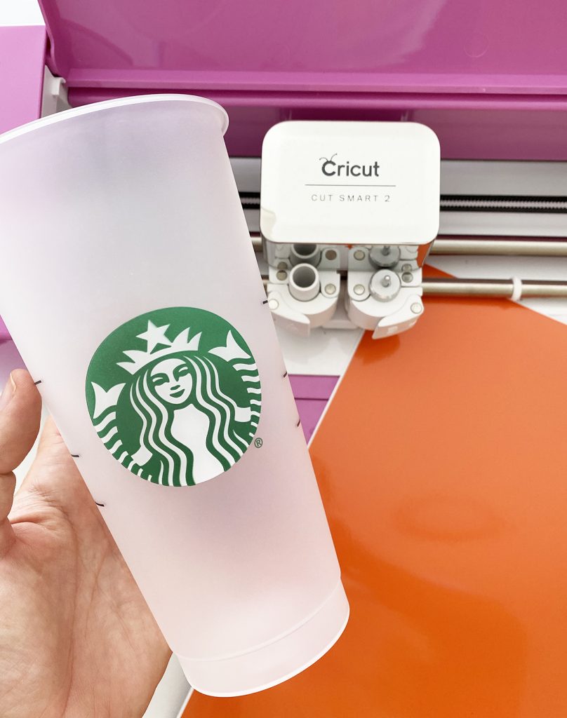 How to Make a Label with your Cricut for a Starbucks Cold Cup