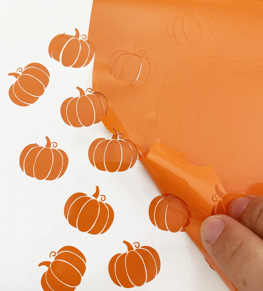 Pumpkin Starbucks Vinyl Cup Wrap Weeding