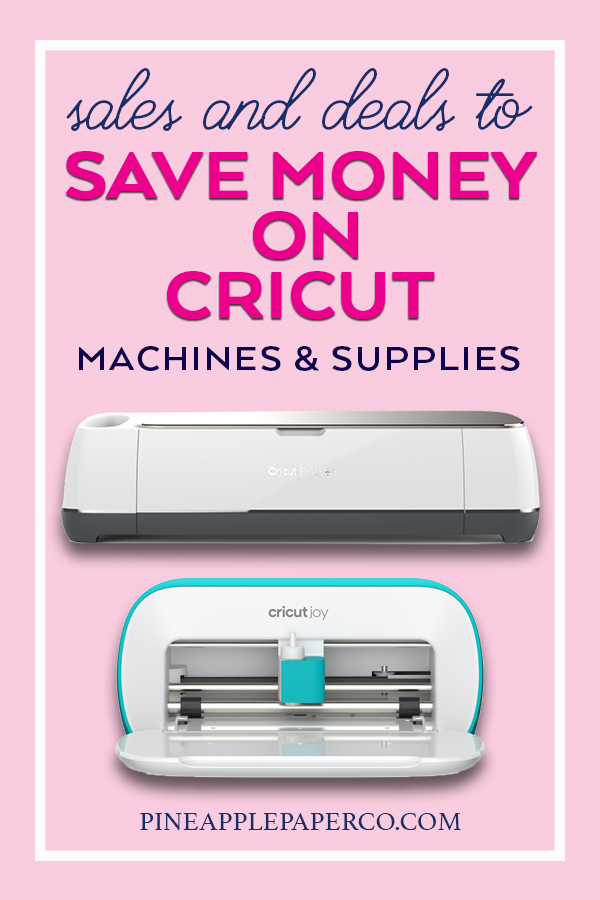 Cricut Deals Page at Pineapple Paper Co.