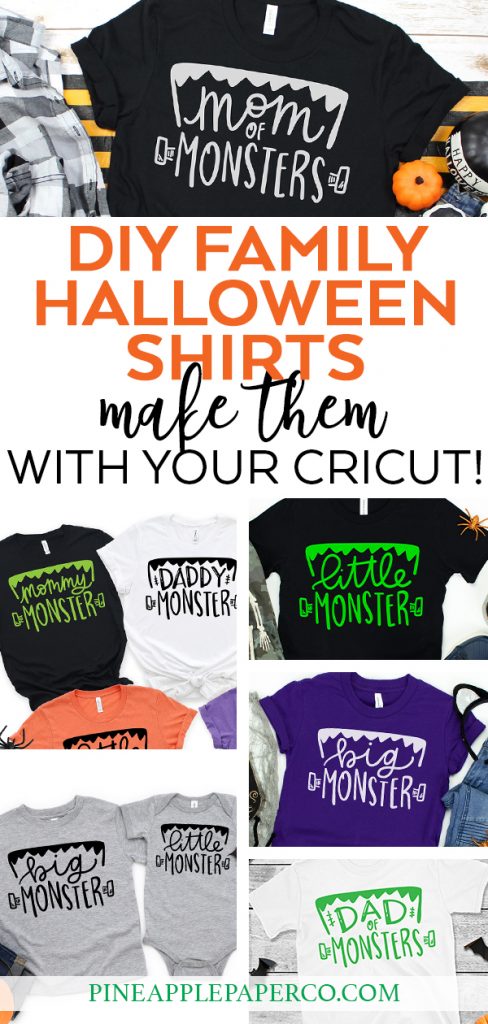 DIY Family Halloween Shirt Ideas with your Cricut