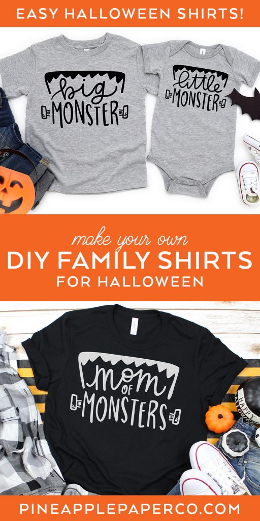 DIY Family Halloween Shirts with your Cricut