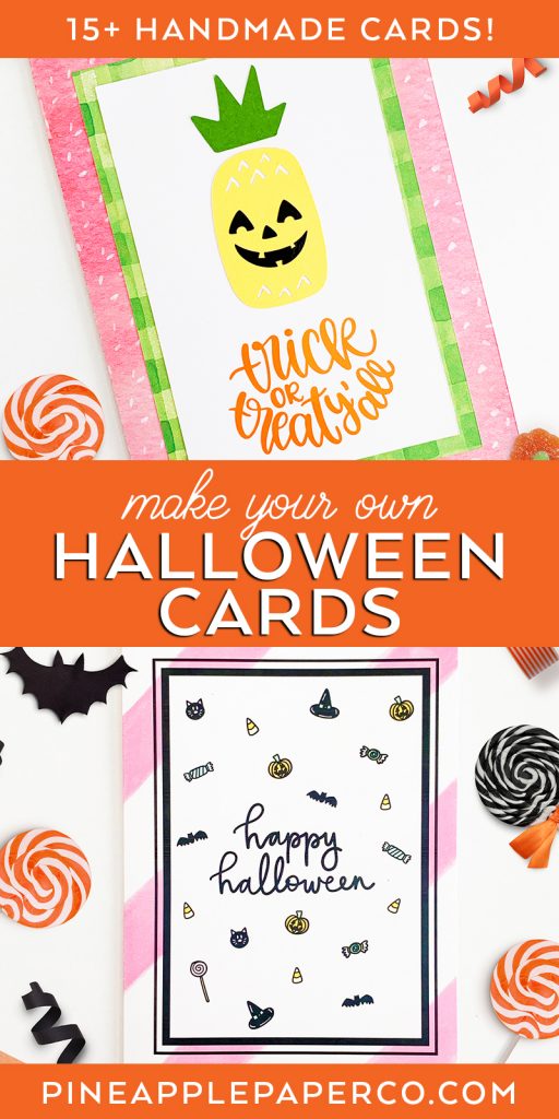 DIY Halloween Card Ideas curated by Pineapple Paper Co.