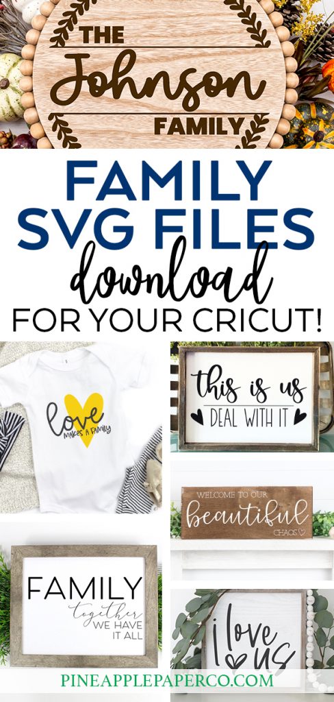 15 Free Family SVG Files at Pineapple Paper Co.