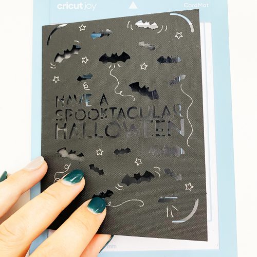 DIY Halloween Card with Cricut Joy Card Mat