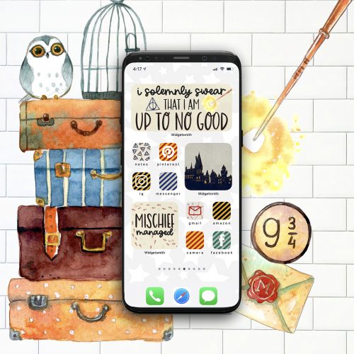 Free Harry Potter iPhone Icons for Harry Potter Aesthetic Home Screen. FREE Download!
