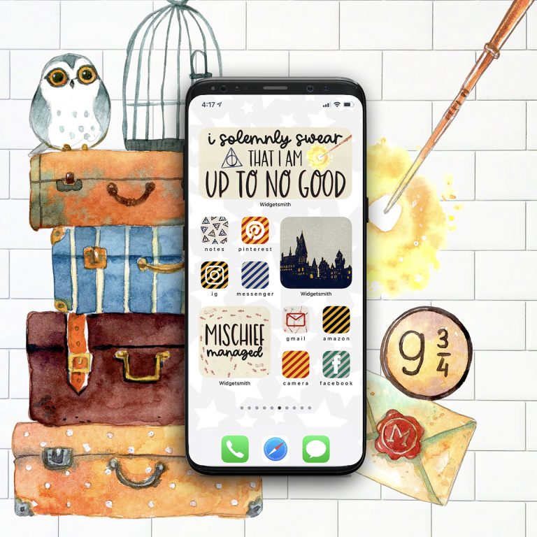 Free Harry Potter Aesthetic Widget and App Icons