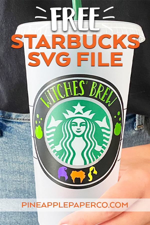 DIY Hocus Pocus Halloween Starbucks Cold Cup SVG