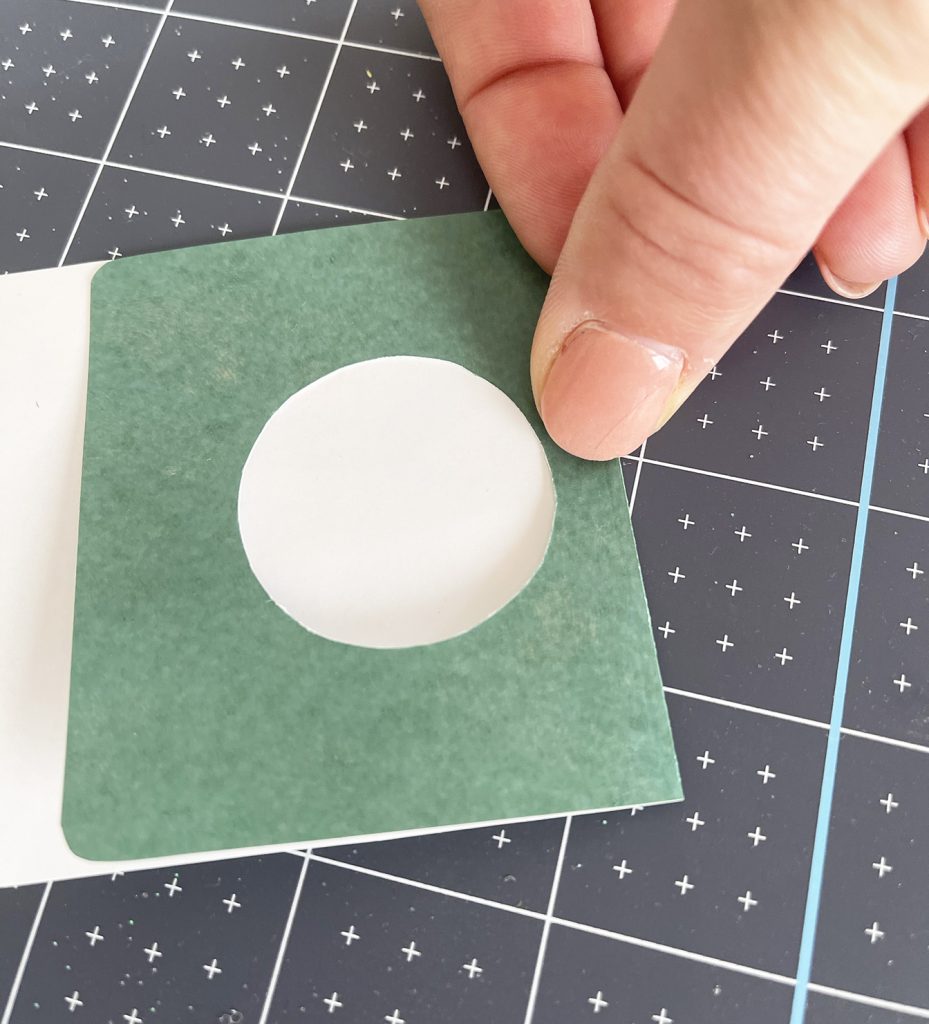 Folding a Printable Thanksgiving Wine Gift Tag