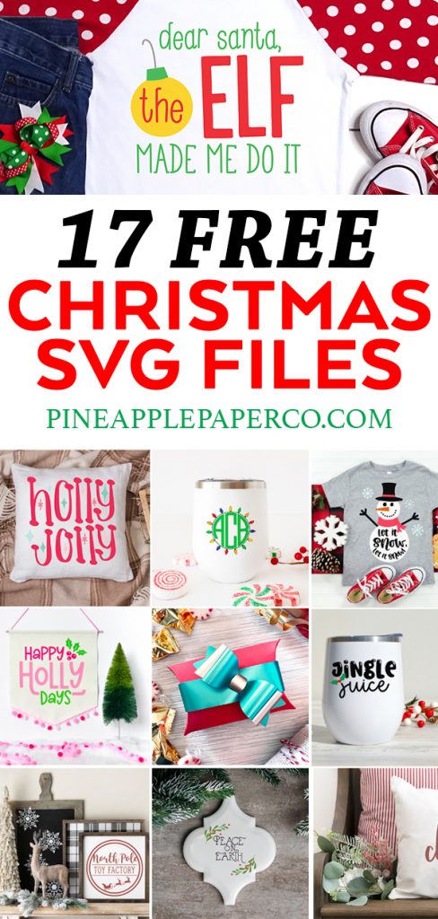 17 Free Christmas SVG Files