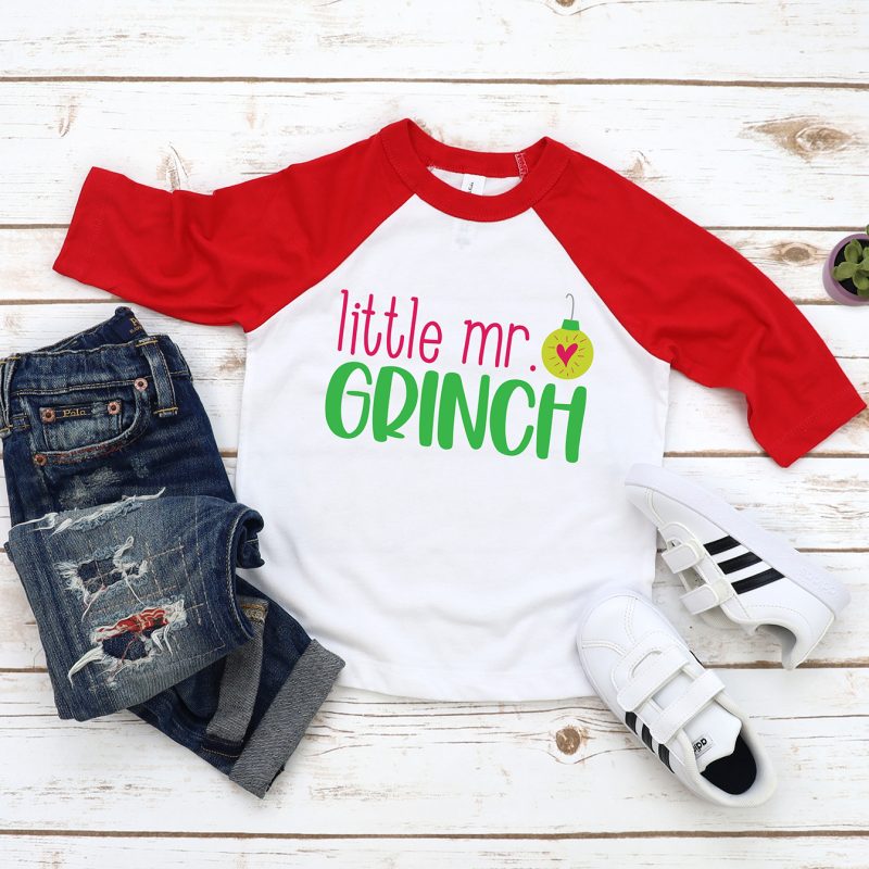 Little Mr Grinch SVG File on DIY Shirt