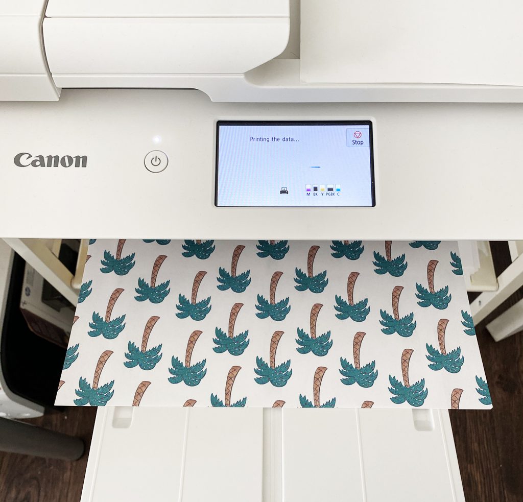 Borderless Printing with Canon Craft Printer and Printable Wrapping Paper for Christmas