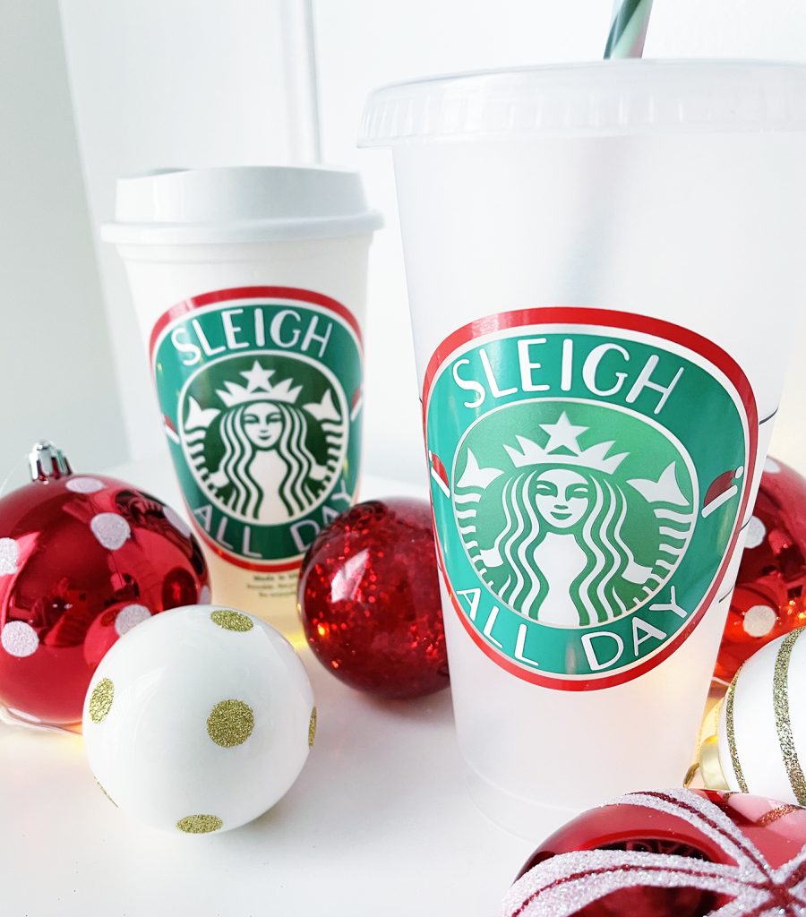 DIY Starbucks Label Christmas FREE SVG for Cricut