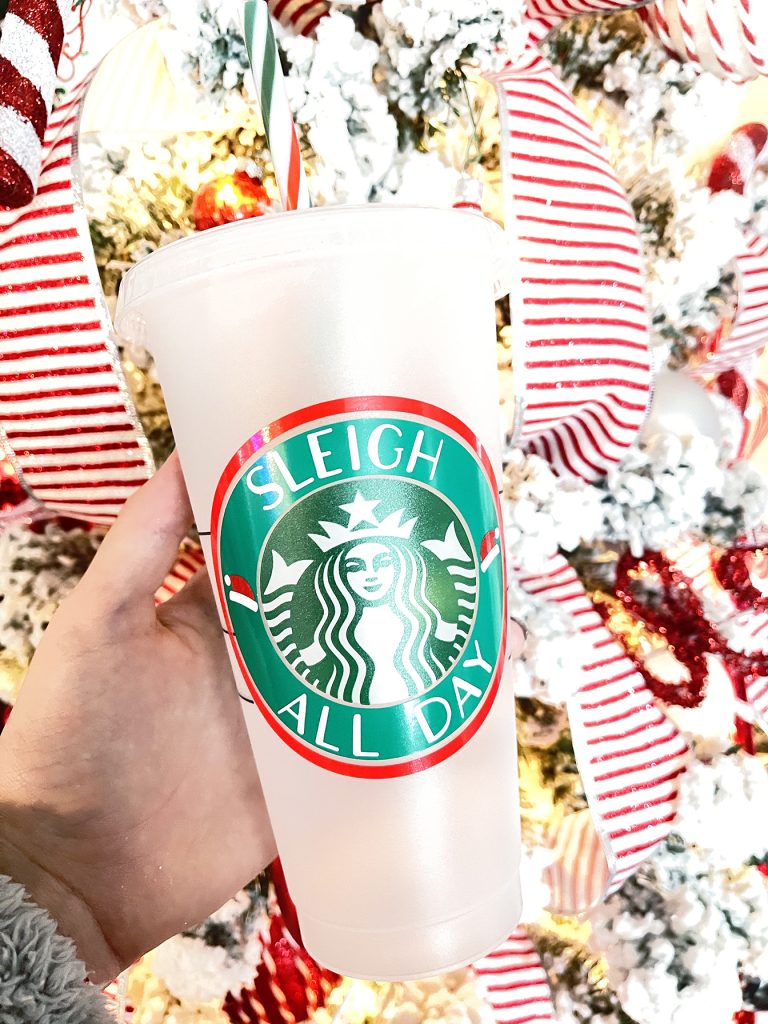 DIY Starbucks Label Christmas FREE SVG for Cricut