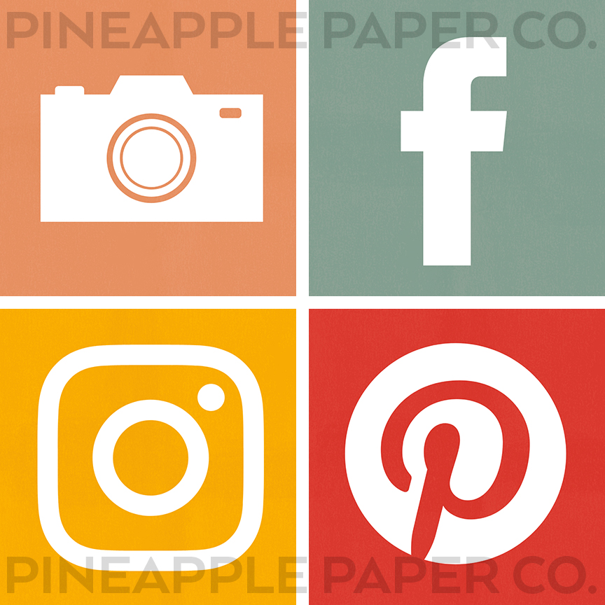 Fall Social App Icons