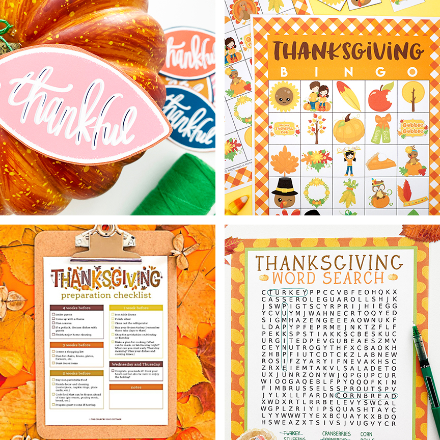 Thanksgiving Printables