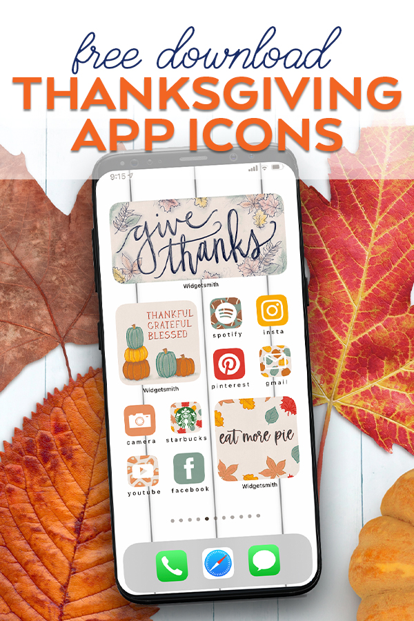 Download Free iPhone App Icons for Thanksgiving Aesthetic