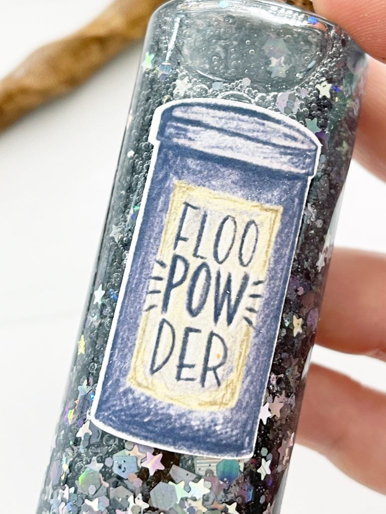 Floo Powder FREE Harry Potter Potion Label Sticker Printable