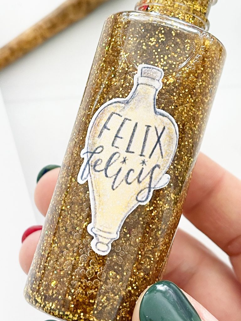 Felix Felicis DIY Harry Potter Potion with Free Label Printable